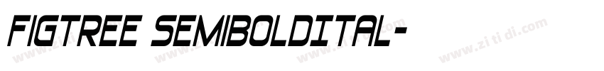 Figtree SemiBoldItal字体转换